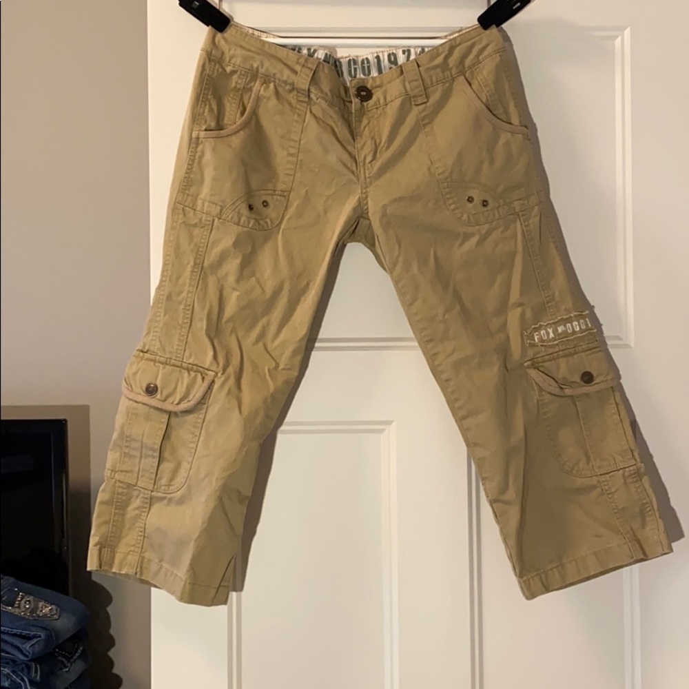 Fox Khaki Capri Pants